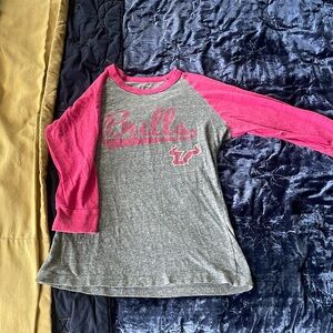 USF bulls baseball tee